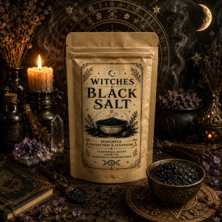 Witches Black Salt (Για καθαρισμό και προστασία) Witches Black Salt (Για καθαρισμό και προστασία)