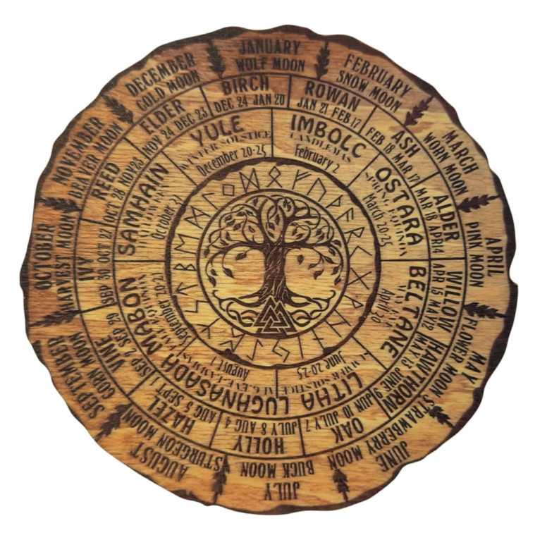 Ημερολόγιο Μαγισσών Με Κύκλο Σελήνης