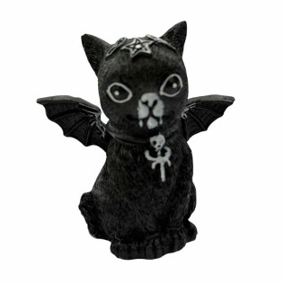 Witchy Cat Bat With Wings