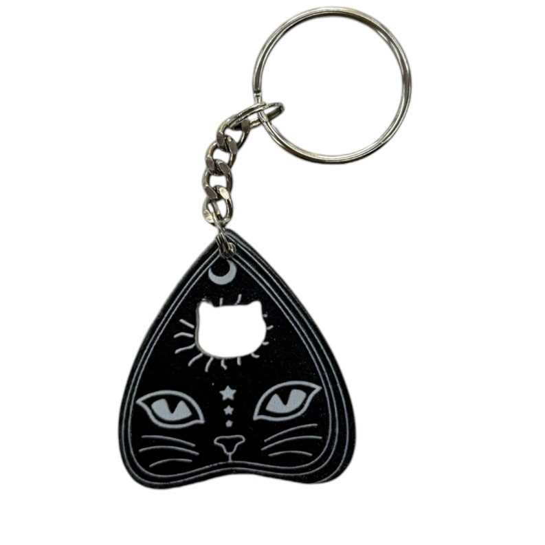 Μπρελόκ Μαύρη Γάτα με Σεληνιακή Ενέργεια