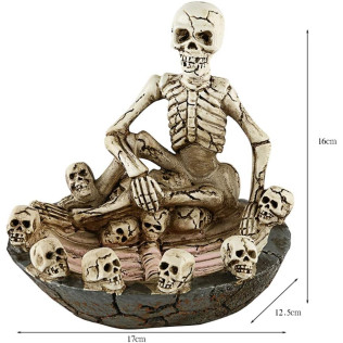 Διακοσμητικός Σκελετός Memento Mori Skull Statue