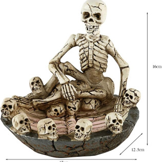 Διακοσμητικός Σκελετός Memento Mori Skull Statue