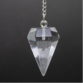 Εκκρεμές Μαντείας Clear Quartz – Ο Καθρέφτης της Αλήθειας