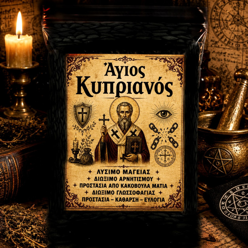 Άγιος Κυπριανός - Λιβάνι Προστασίας Και Λυσίματος Μαγείας Άγιος Κυπριανός - Λιβάνι Προστασίας Και Λυσίματος Μαγείας