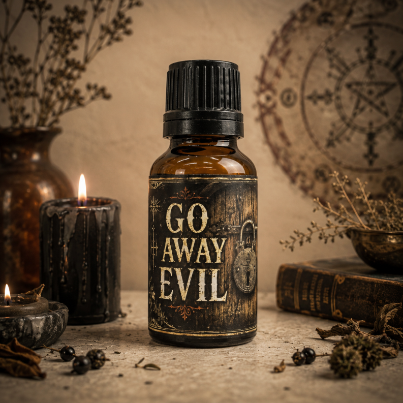 Go Away Evil - Έλαιο Απομάκρυνσης Κακής Ενέργειας Go Away Evil - Έλαιο Απομάκρυνσης Κακής Ενέργειας