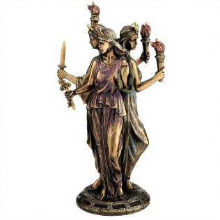 Εκάτη Τρίμορφη – Ιερή Μορφή των Σταυροδρομιών & Μαγείας – 30cm