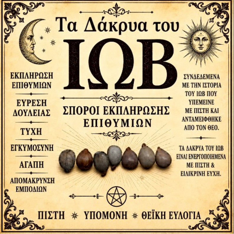 Job's Tears (Δάκρυα του Ιώβ) Job's Tears (Δάκρυα του Ιώβ)