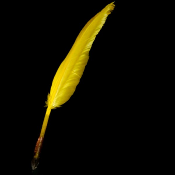 Πένα Φτερό (Κίτρινο)